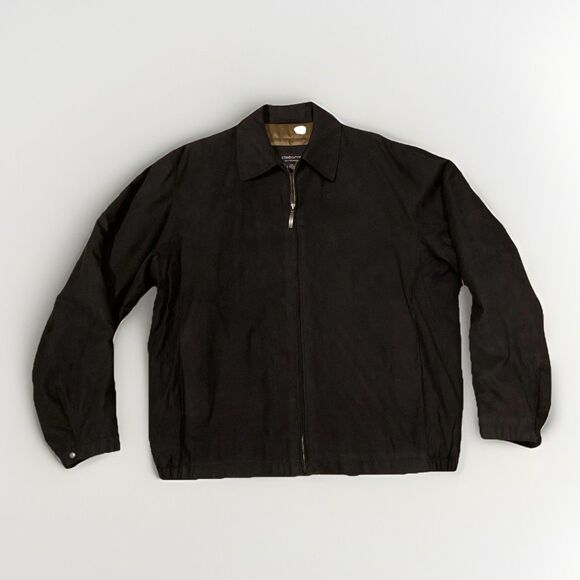 Claiborne Other - Claiborne Outerwear Mens L Black Soft Shell Jacket 90s Y2K Pockets Full Zip